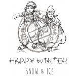 CS0906 Stempel gumowy -Happy Winter
