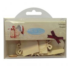 MTYXWC001 Me to You Christmas Wooden Elements