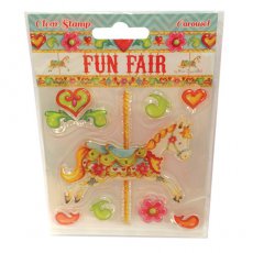 HCCS022 Fun Fair by Helz Cuppleditch Clear Stamps - Carousel