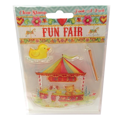 HCCS024 Fun Fair by Helz Cuppleditch Clear Stamps - Helter Skelter