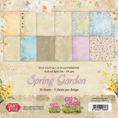 CPB-SG15 Bloczek papierów 6x6" Spring Garden