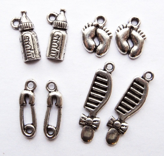 JU0885 Zawieszki Charms Narodziny - New Born