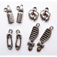 JU0885 Zawieszki Charms Narodziny - New Born