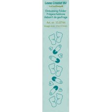 35.0744 Folder do embossingu border Baby feet 
