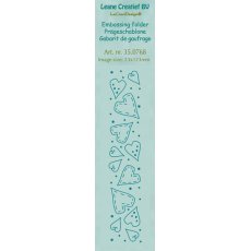 35.0768 Folder do embossingu border Hearts 