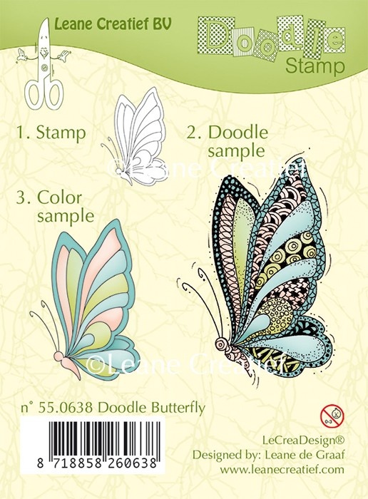 55.0638 Stemple akrylowe Butterfly - motyl