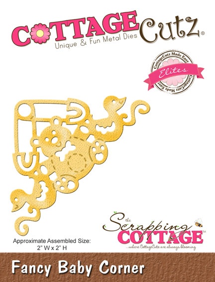 CCE-144 Wykrojnik CottageCutz Fancy Baby Corner (Elites)