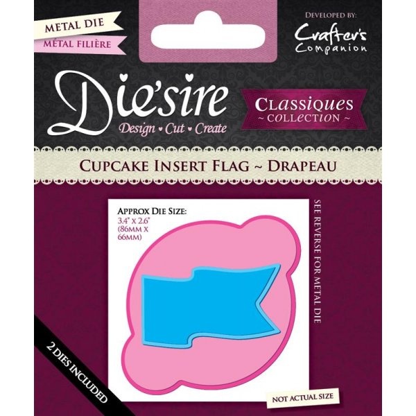 DS-C-CIFLAG Cupcake Insert - Wkładka do babeczki flaga