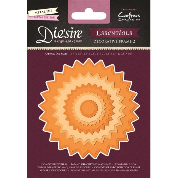 DS-E-DF2 Wykrojnik Die'sire Essentials-Decorative Frame 2 - Ramki 2