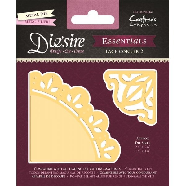 DS-E-LC2 Wykrojnik Die'sire Essentials-Lace Corner 2 - Narożniki #2
