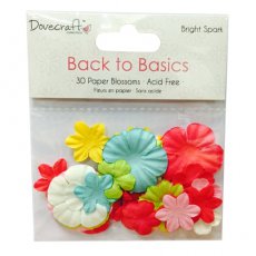 DCBL018 Dovecraft Back to Basics - Bright Spark Paper Blossoms