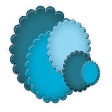 S4-111 Classic Scalloped Ovals LG