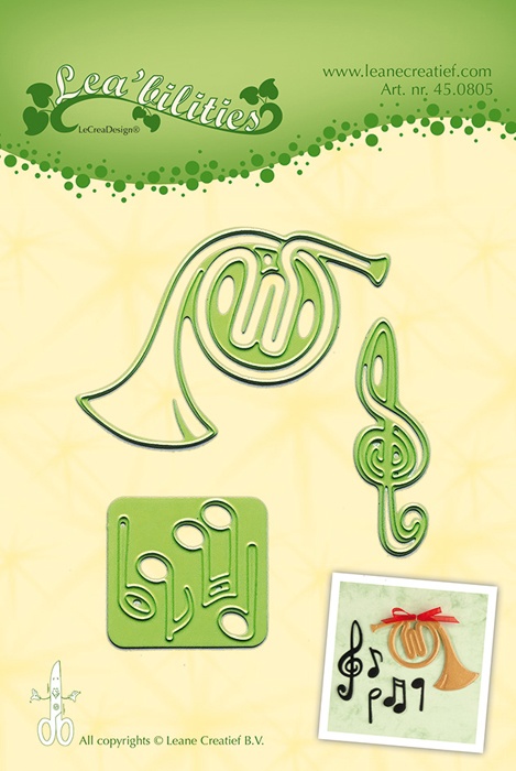 45.0805 Lea-bilities Cutting and Embossing Die - Horn