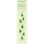 35.1024 Leane Creatief Border Embossing Folder - Christmas Trees
