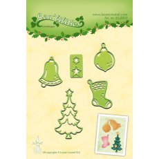 45.0850 Lea-bilities Cutting and Embossing Die - Christmas Ornaments Small