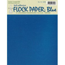 51.1093 Flockowany paper blue