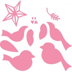 COL1392 Marianne Design Collectable - Eline_'s Birds