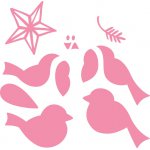 COL1392 Marianne Design Collectable - Eline_'s Birds