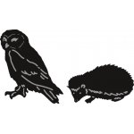 CR1339 Dies Marianne Design Craftable - Tiny's Animals - Owl & Hedge Hog