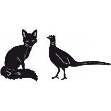 CR1341 Dies Marianne Design Craftable - Tiny's Animals - Fox & Pheasant