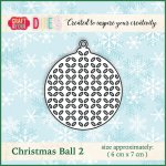 CW011 Dies Craft&You Design Christmas Ball 2