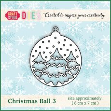 CW012 Dies Craft&You Design Christmas Ball 3