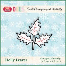 CW014 Dies Craft & You Design Holly Leaves