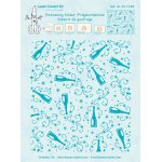 35.1338 Leane Creatief Embossing Background Folder Background Champagne bottles