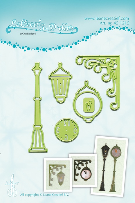 45.1208 Dies Leane Creatief Clock & Lantern