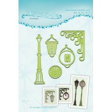 45.1208 Dies Leane Creatief Clock & Lantern