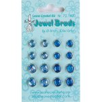 72.1420 Leane Creatief Jewel brads dark blue / light blue