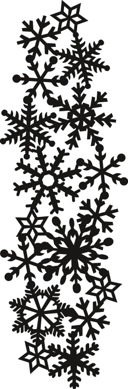 CR1346 Marianne Design Craftables - Ice Crystals Border