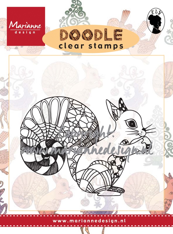 EWS2214 Marianne Design Clear Stamp - Squirrel