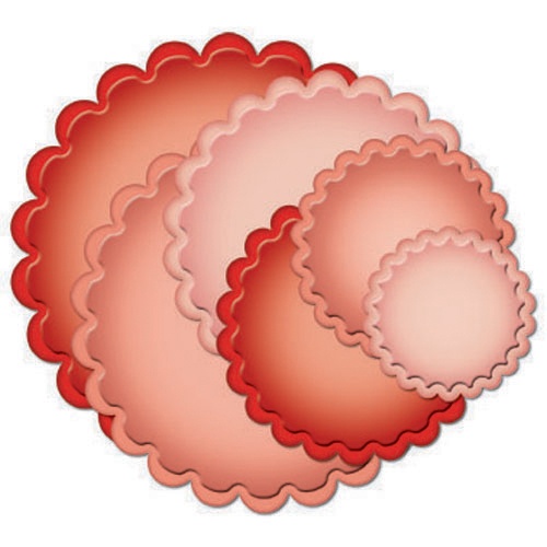 S4-124 Spellbinders-Classic Scalloped Circles LG