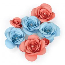 660831 Sizzix Thinlits Plus Die - Love Birds 3-D Floral #2