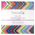 DCDP59 Dovecraft Paper Pack - Colours (12inch x 12inch)