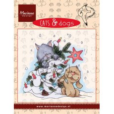 CD3504 Marianne Design Clear Stamp - Cats & Dogs -Tree decorating