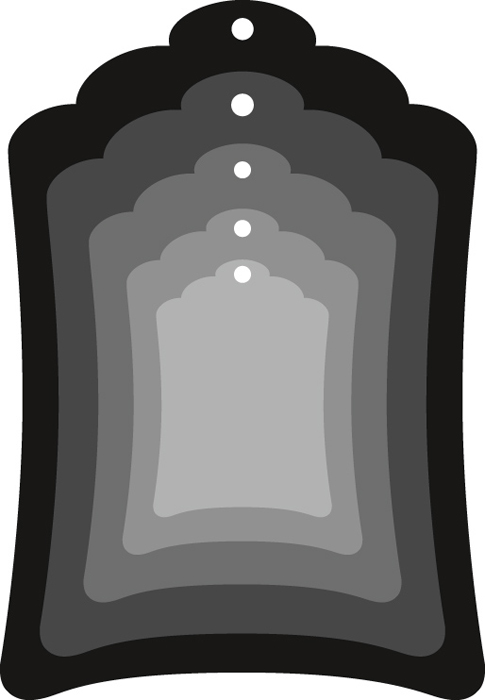 CR1352 Marianne Design Craftable - Labels (basic shape)