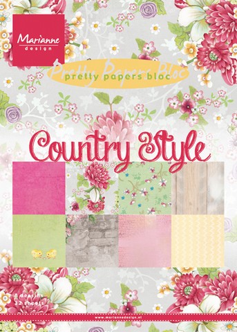 PK9130 Zestaw papierów A5 - Marianne Design - Country Style