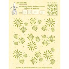 35.1697 Leane Creatief Embossing Background flowers