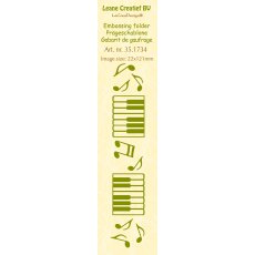 35.1734  Leane Creatief Border Embossing Folder - Border 