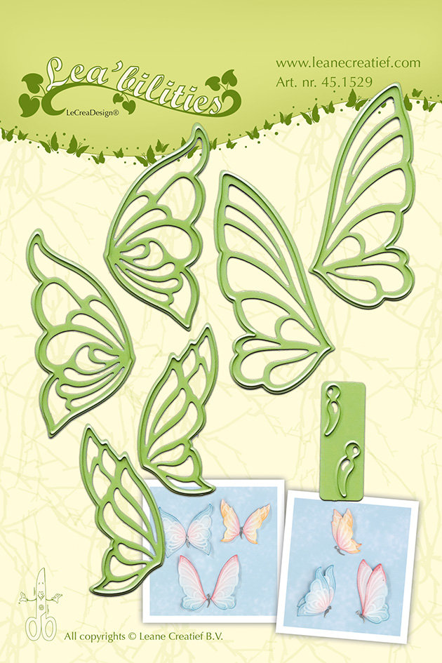 45.1529 Dies Leane Creatief butterflies