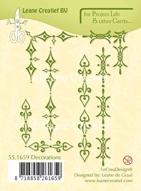 55.1659 Stamps Borders to project life