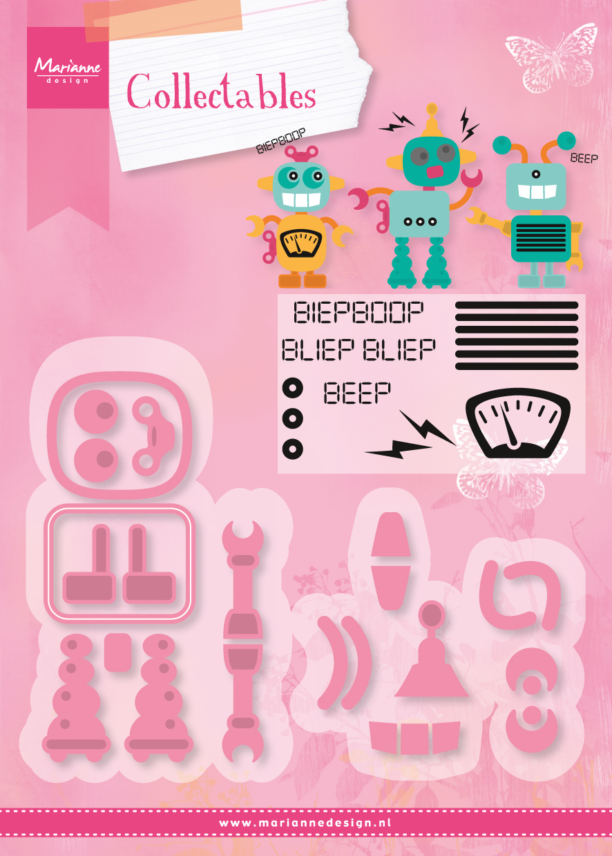 COL1403 Marianne Design Collectable - Robot