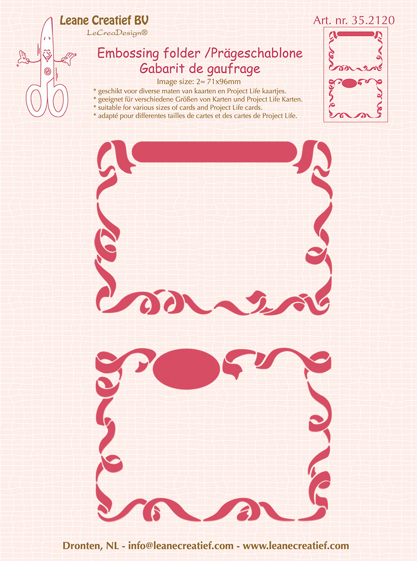 35.2120 Leane Creatief Embossing - little frames
