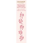 35.2137 Leane Creatief Border Embossing Folder - bows