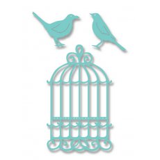 SDD026 Wykrojniki Sweet Dixie -Birdcage-klatka i ptaszki