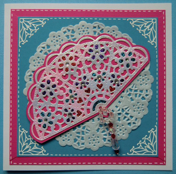SDD057 Wykrojniki Sweet Dixie -Fan-wachlarz