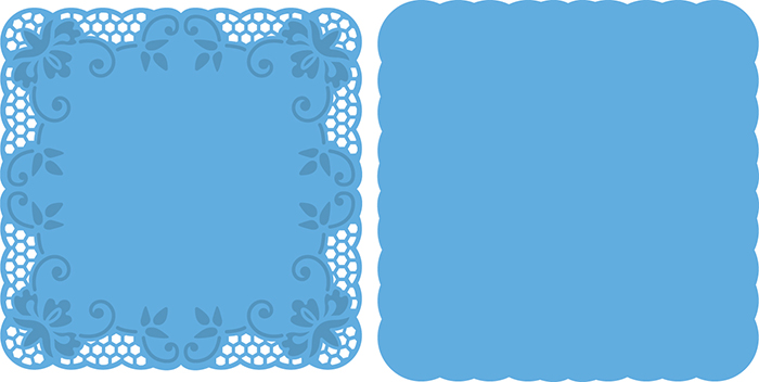 LR0415 Marianne Design Creatable - Lace Doily (2pcs) NEW