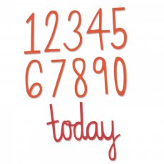 661163 Sizzix Thinlits Die Set 11PK - Birthday Numbers